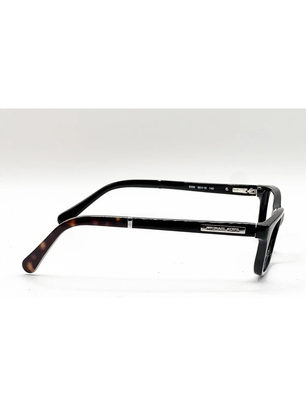 Michael Kors MK 8006 3009 Black Dark Tortoise Authentic Eyeglass Frames 52-16